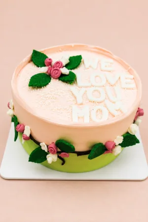 Floral Mother's Day Celebration Cake