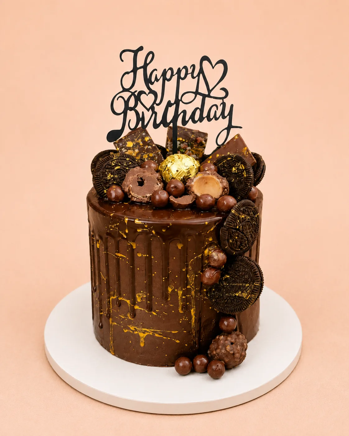 Ultimate Chocolate Drip Birthday Cake