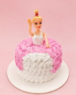 Customized Barbie Doll Princess Birthday Cake