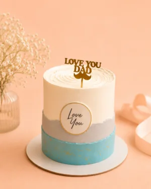 Love You Dad Buttercream Cake