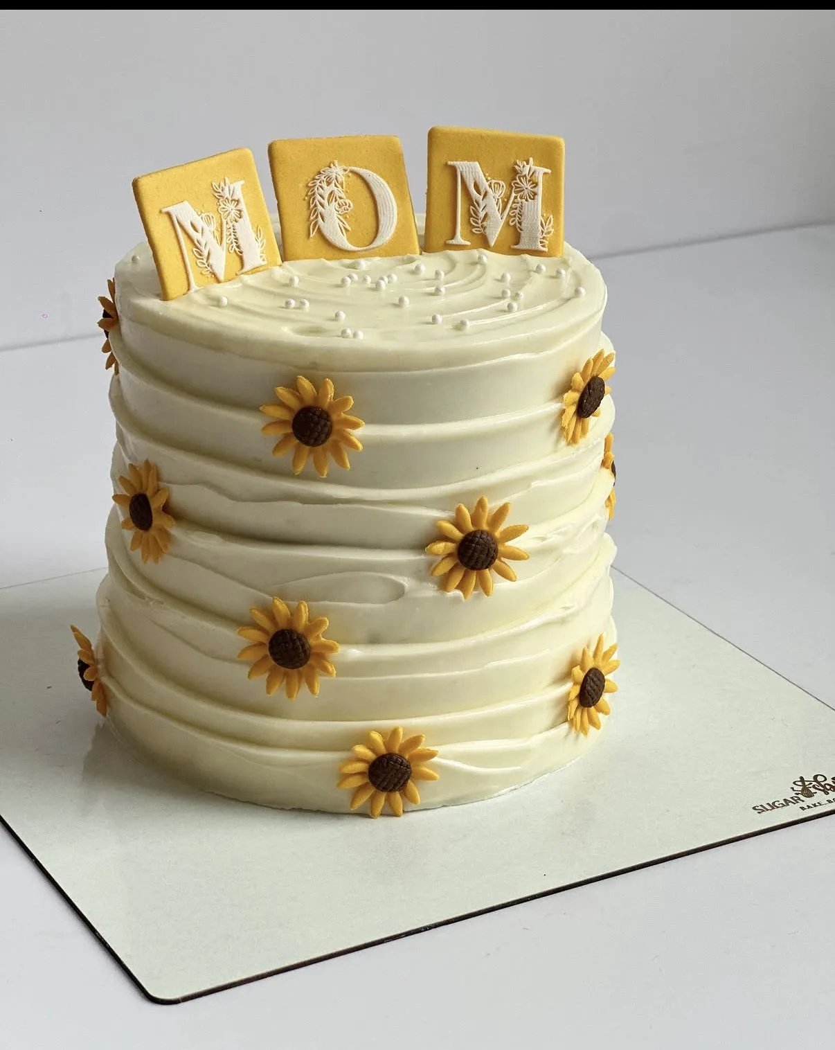 Mom Sunflower Celebration Cake